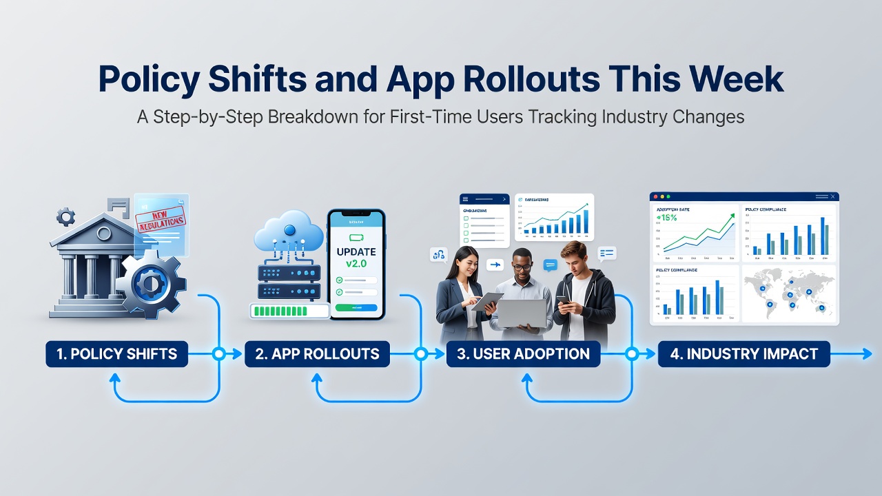 Policy Shifts and App Rollouts This Week: A Step-by-Step Breakdown for First-Time Users Tracking Industry Changes